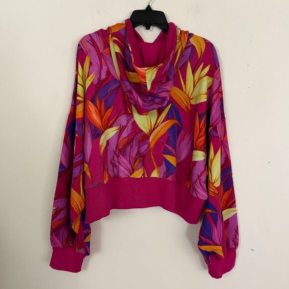Adidas X Farm Rio Birds Of Paradise Cropped Hoodie 3X - Picture 7 of 11